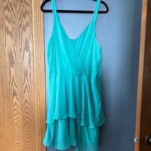 Maurices Aqua V-Neck Dress